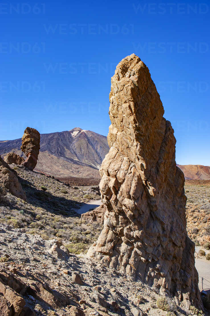 Rocky volcanic landscape at Teide