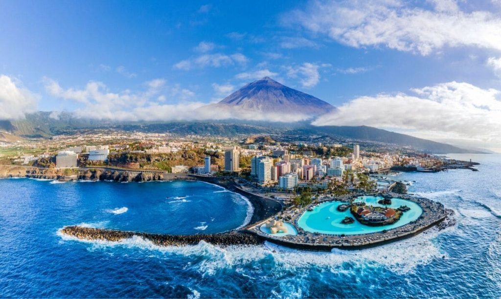 Tenerife with Mount Teide in the background